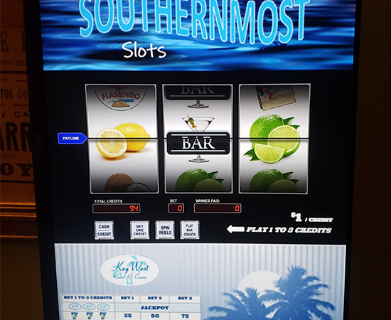 Touch Screen for Custom Slot Machine